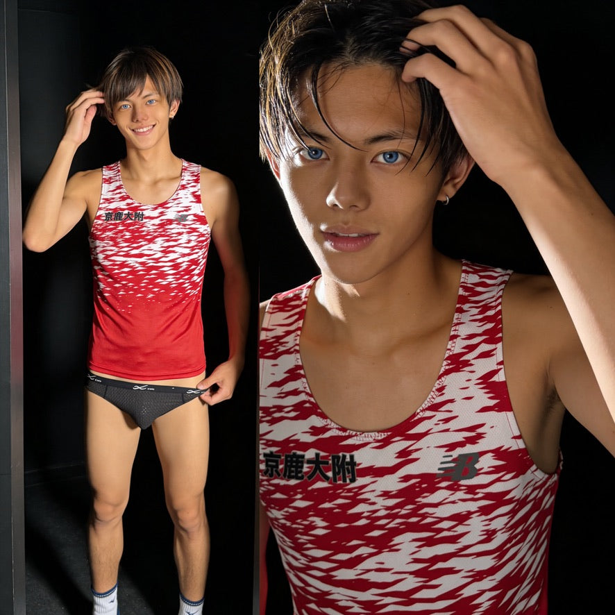 004　男子陸上部　ランシャツ等3点セット