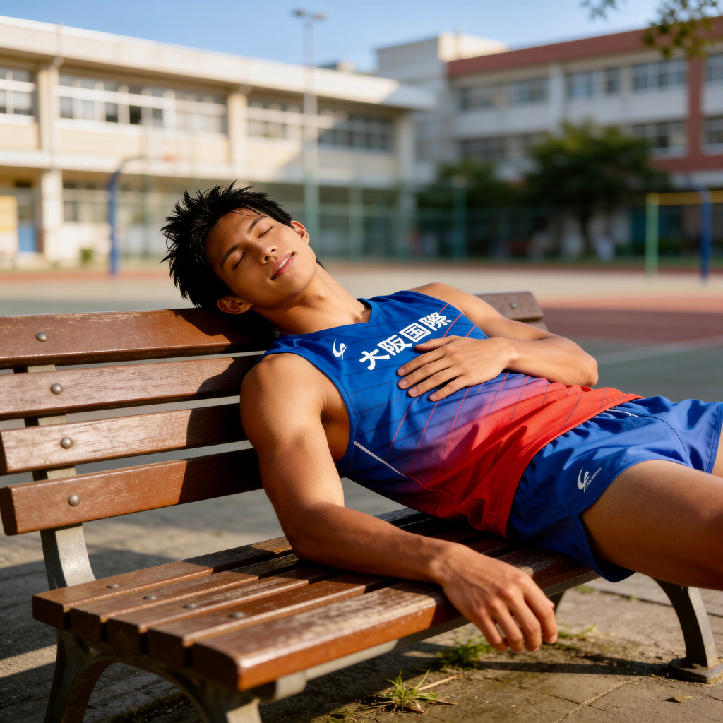 大阪国際大学　男子陸上部　ランパン　ランシャツ
