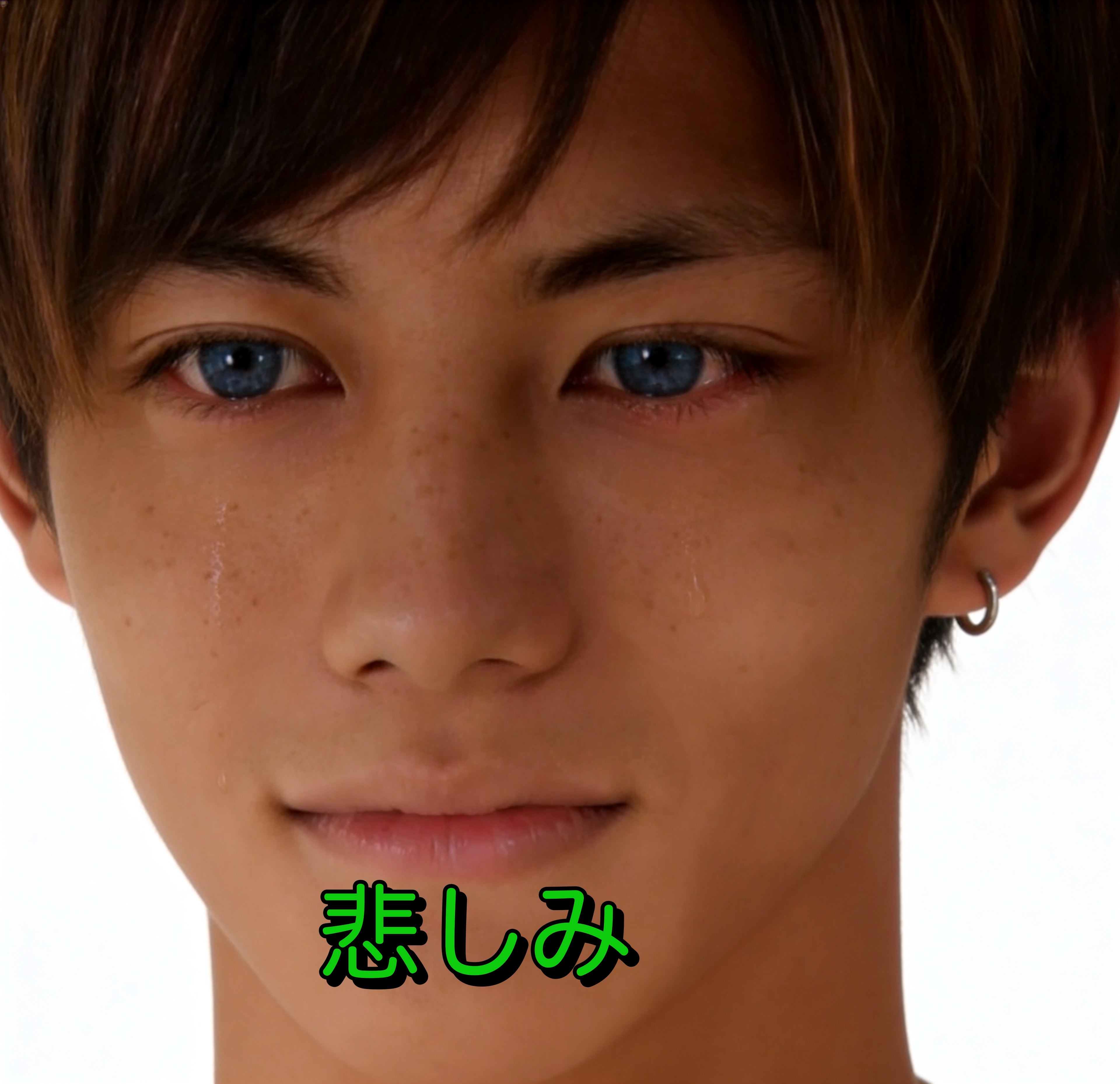 悲しみの美青年画