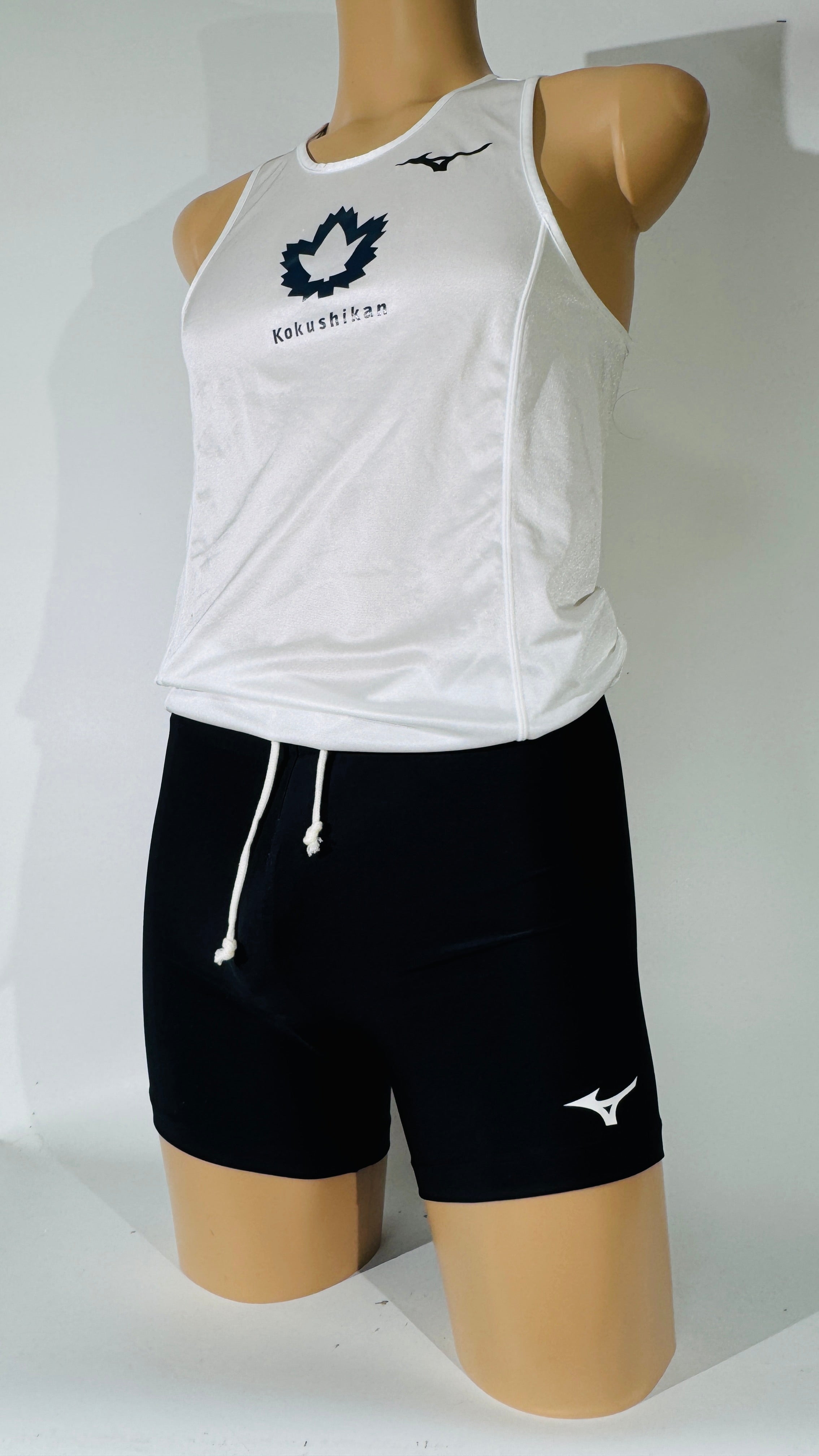 ミズノ　国士舘大学陸上部　ランシャツ　スパッツ