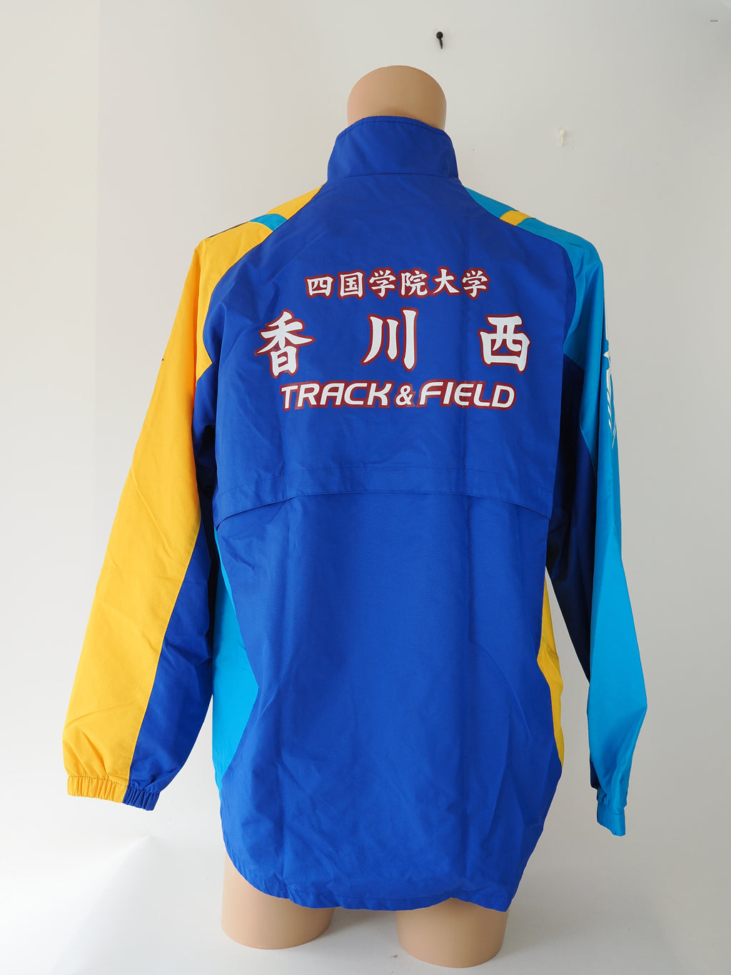 ミズノ　四国学院大学 香川西高校 男子陸上部　ウォームアップウインドブレーカー上下　サイズXO