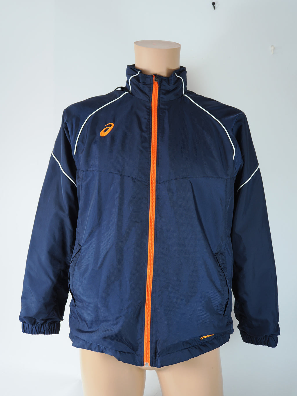 アシックス　裾野高校　男子陸上部　ウォームアップウインドブレーカー上下　サイズL