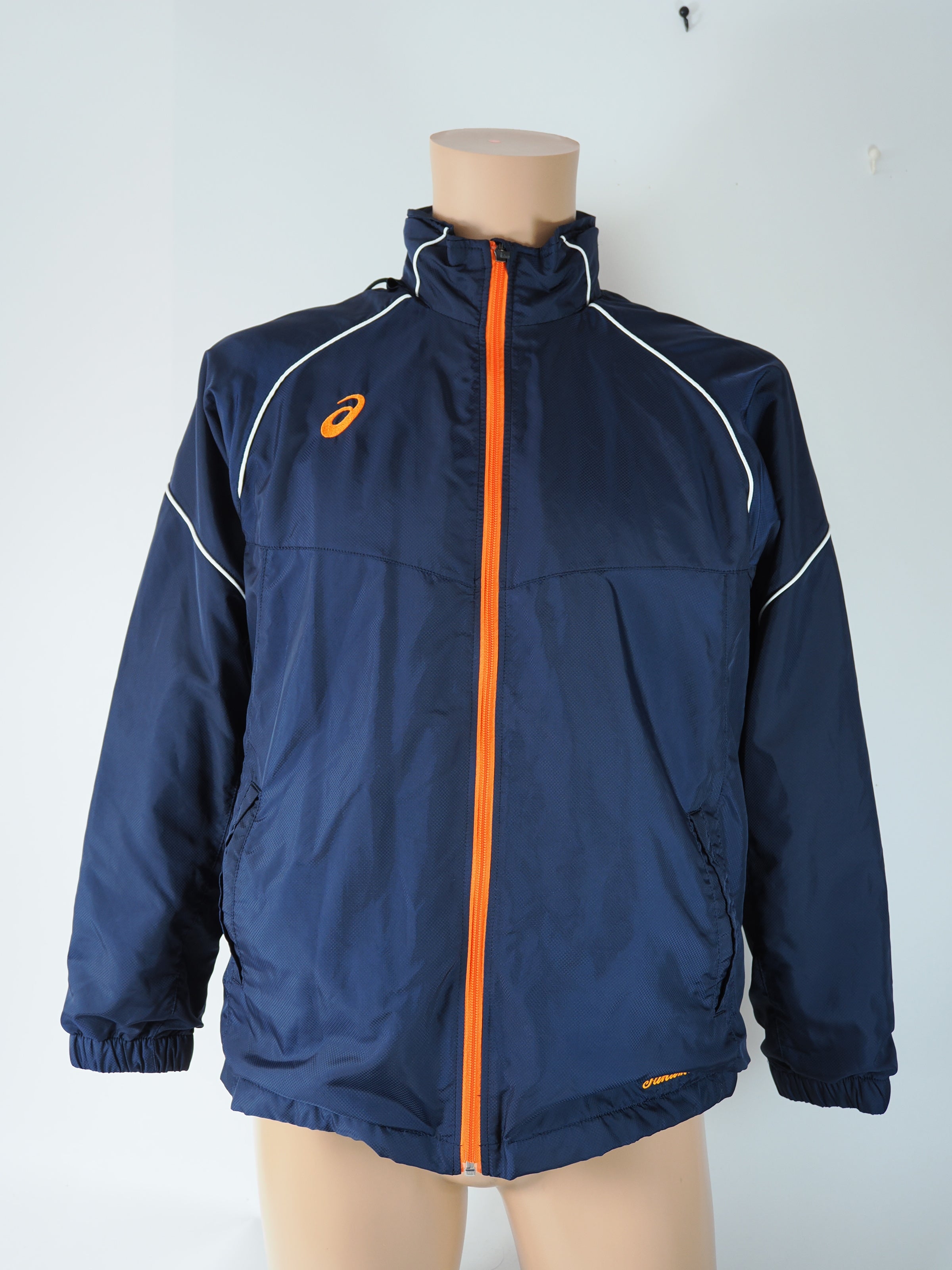 アシックス　裾野高校　男子陸上部　ウォームアップウインドブレーカー上下　サイズL