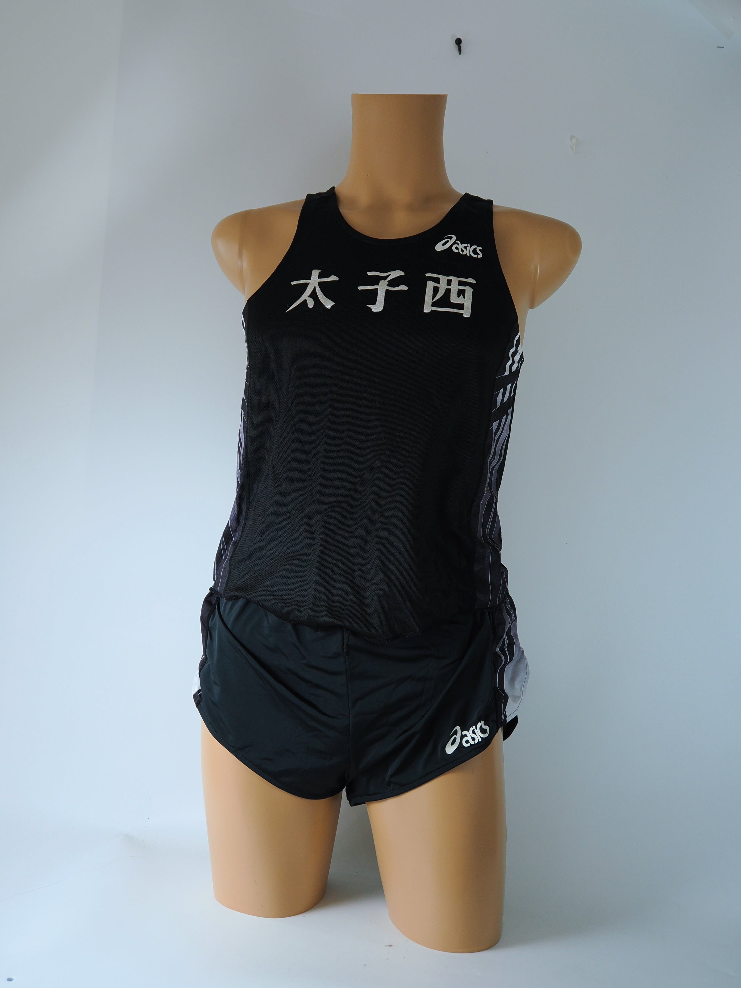 アシックス　中学男子陸上部　ランパン　ランシャツ