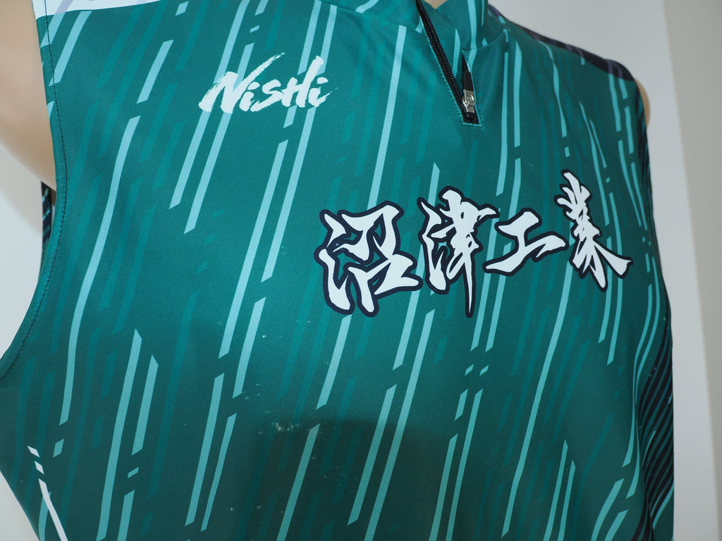 ニシスポーツ　沼津工業高校　#男子陸上部 ピチピチ　ユニホーム上下